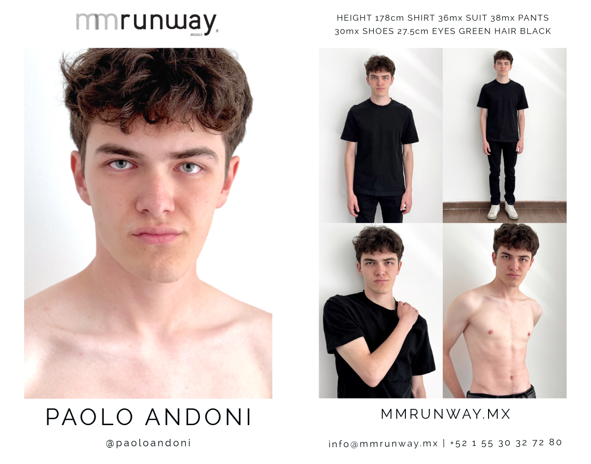 PAOLO ANDONI / GDL · MM Runway · Model Management