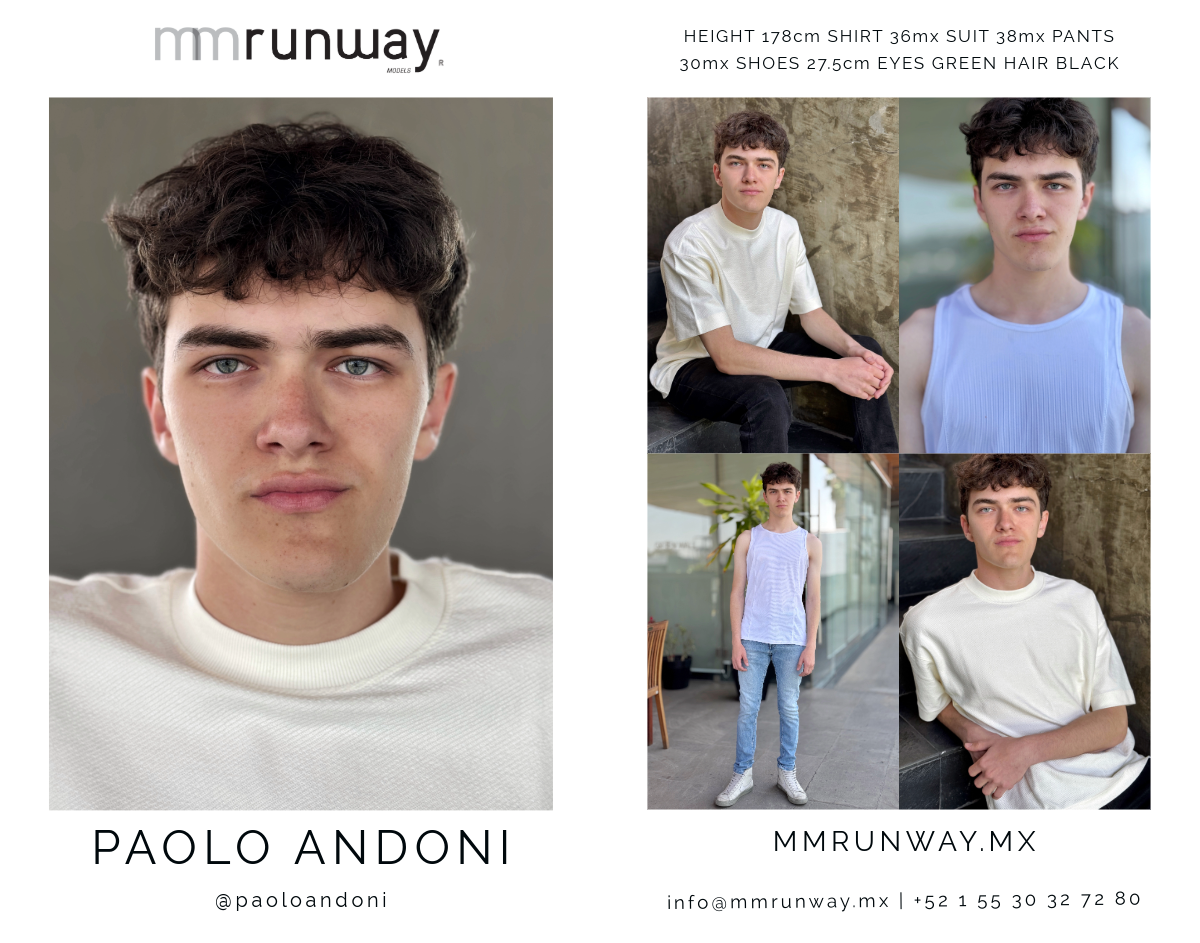 PAOLO ANDONI / GDL · MM Runway · Model Management